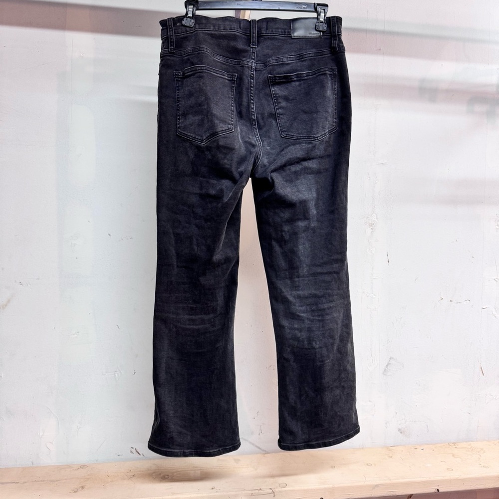 Madewell black Cali Demi-bootcut jeans size 29 in good condition - Picture 3 of 7